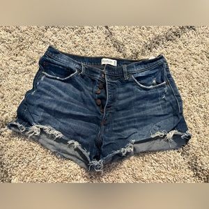 A&F 14/32 high rise mom shorts!